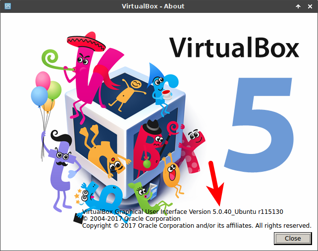 VirtualBox---About